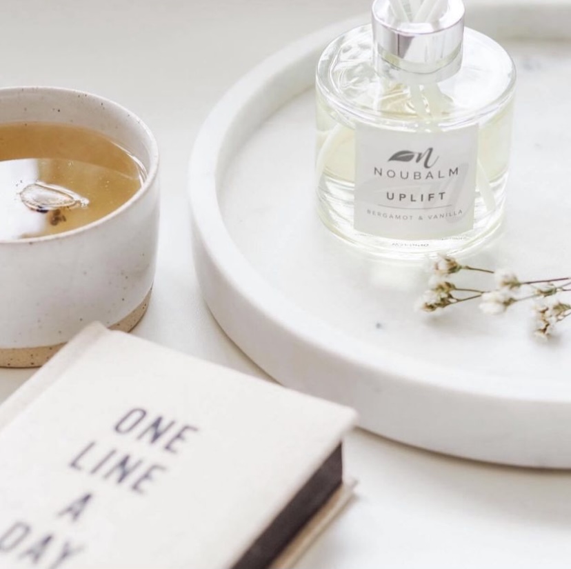 Uplift Reed Diffuser, Bergamot and Vanilla Scent. 