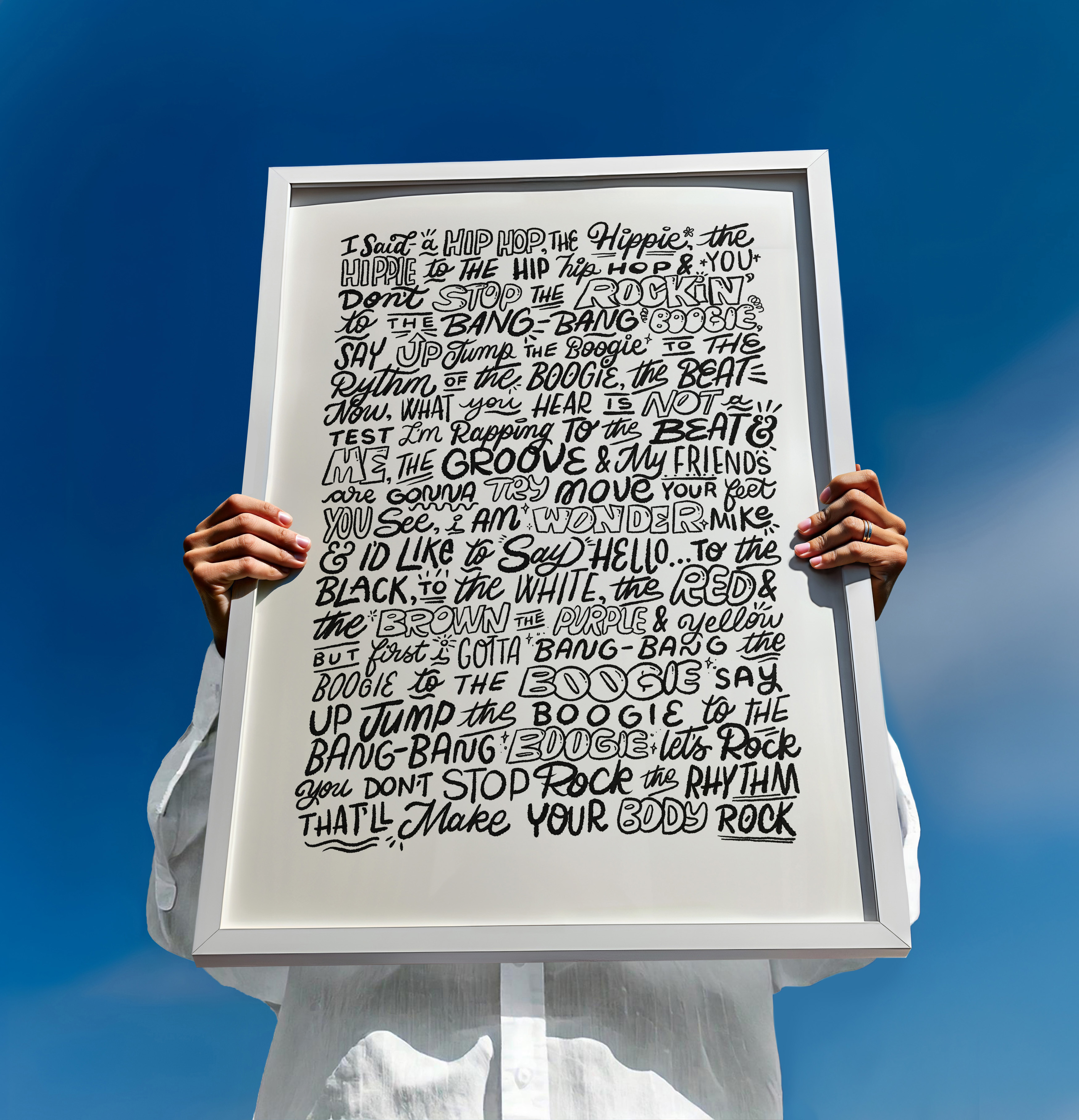 Personalised Lyrical Art