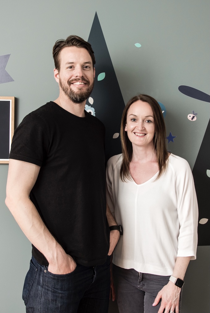 Pea Co-founders Claire & Paul