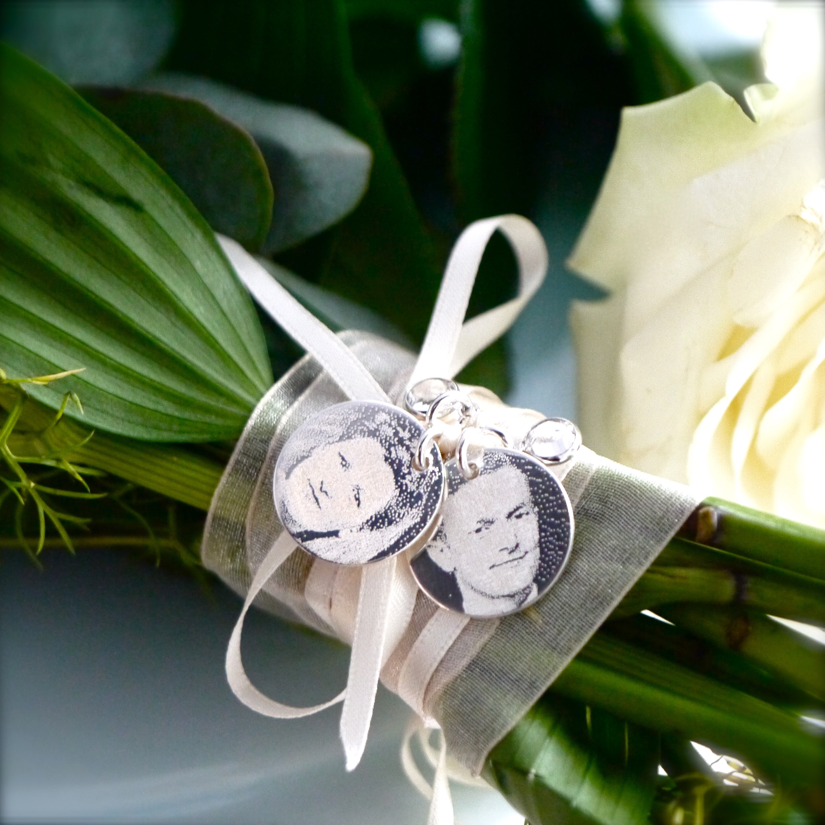 Sterling Silver Bouquet Charm