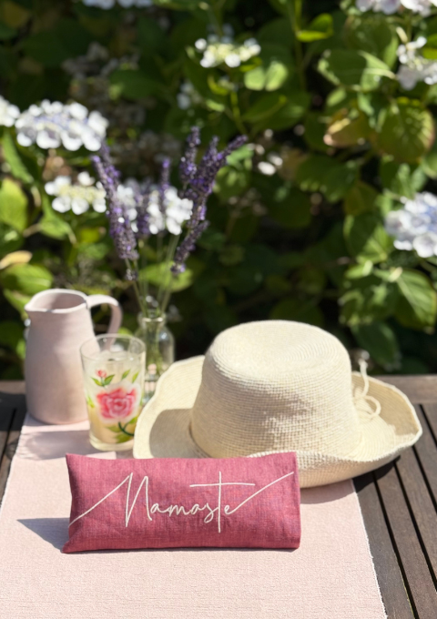 Embroidered Eye Pillows