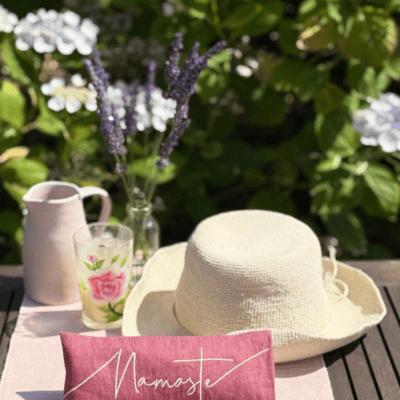 Embroidered Eye Pillows