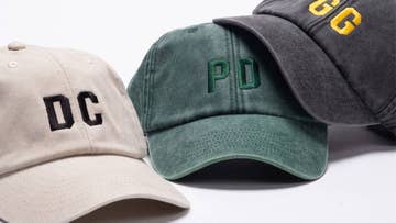 Personalised vintage cap