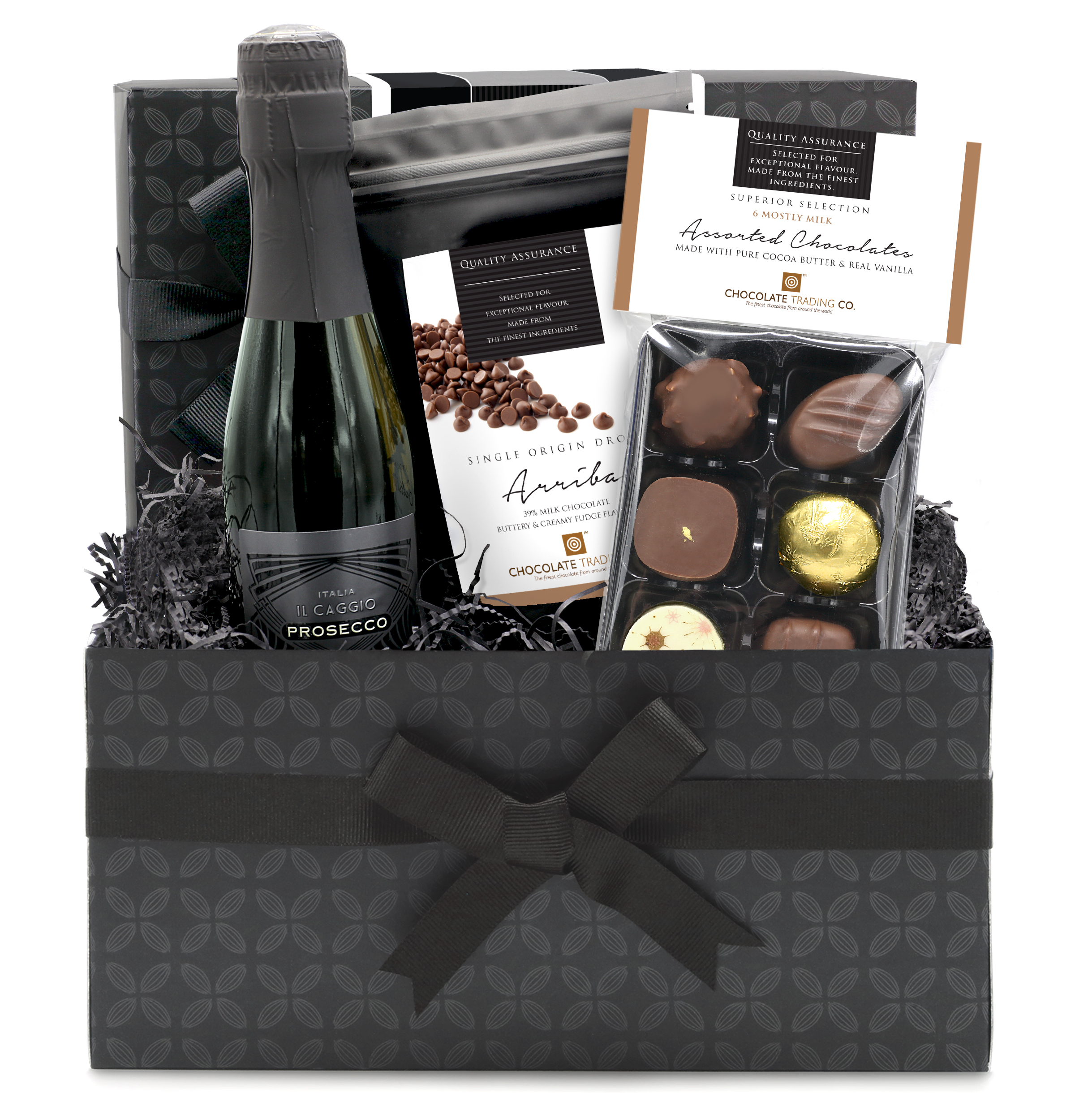 Chocolate & Prosecco Milk Chocolate Mini Gift Hamper