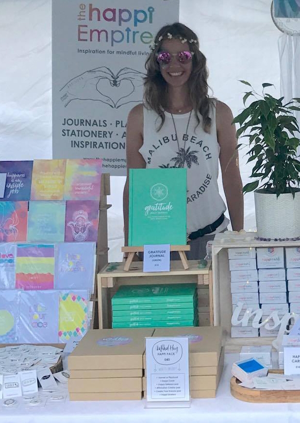 Me and my stall at the Port Eliot Festival