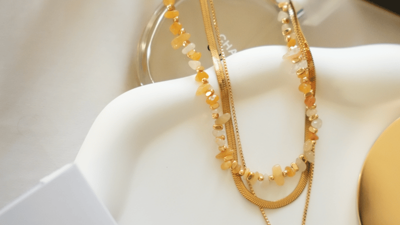 Our 18ct Gold-Plated Multi-Layer Necklace Set