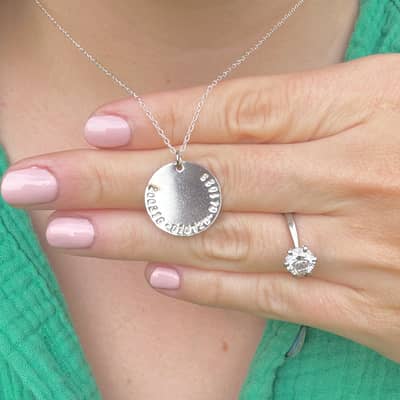 Co-ordinates necklace