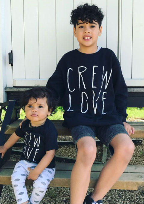 Familyhood Crew Love TShirt and Swweatshirt