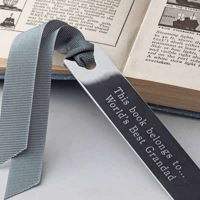 Engraved Bookmark