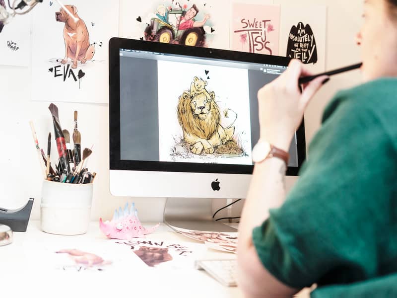 Sketchy beasties work station