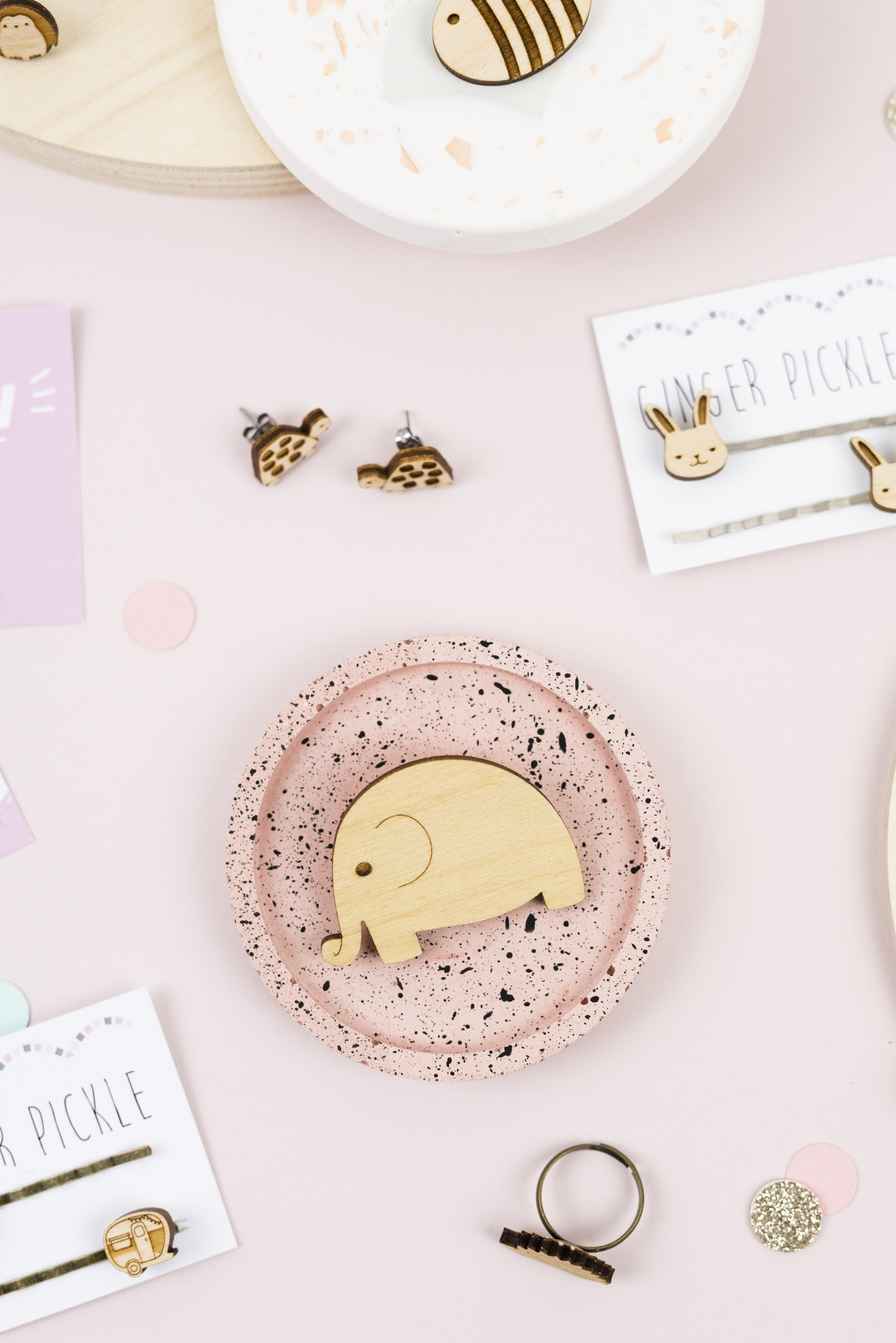 Wooden Laser Cut Jewellery