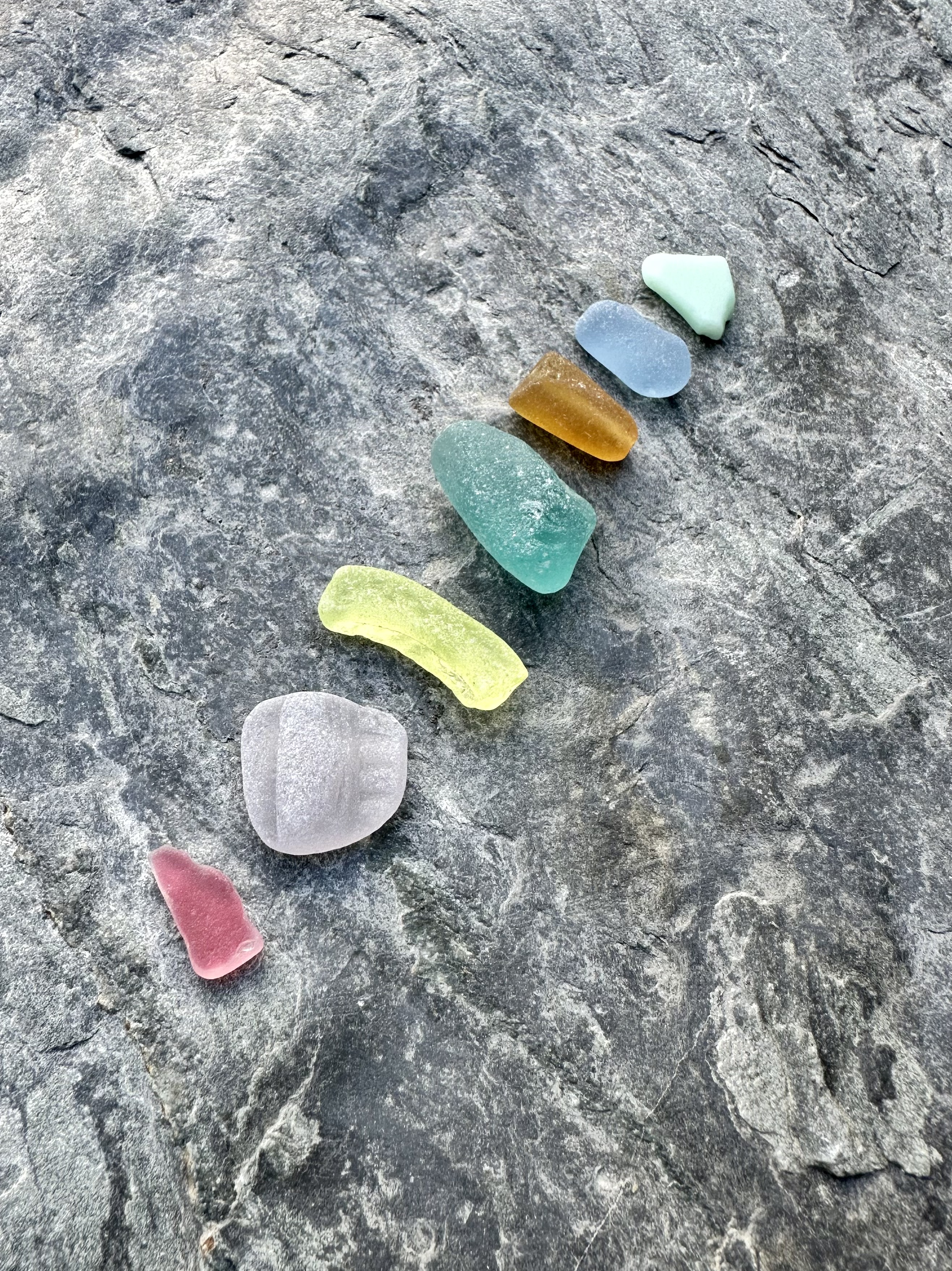 Rare Cornish recycled sea glass 