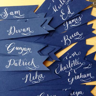 handwritten calligraphy