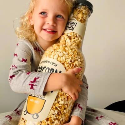 Pop at home popcorn kit bottles