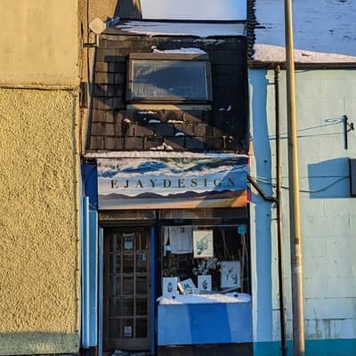 Watercolour New Zealand and Scotland Map