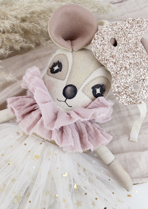 Thicket & Thimble Heirloom Doll Dormouse