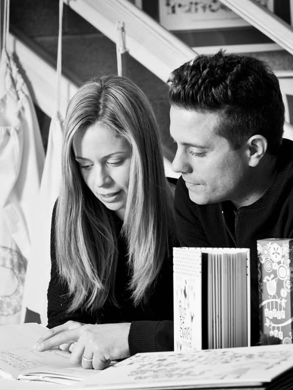 Lucy and Steve work together to develop ideas into gorgeous products.