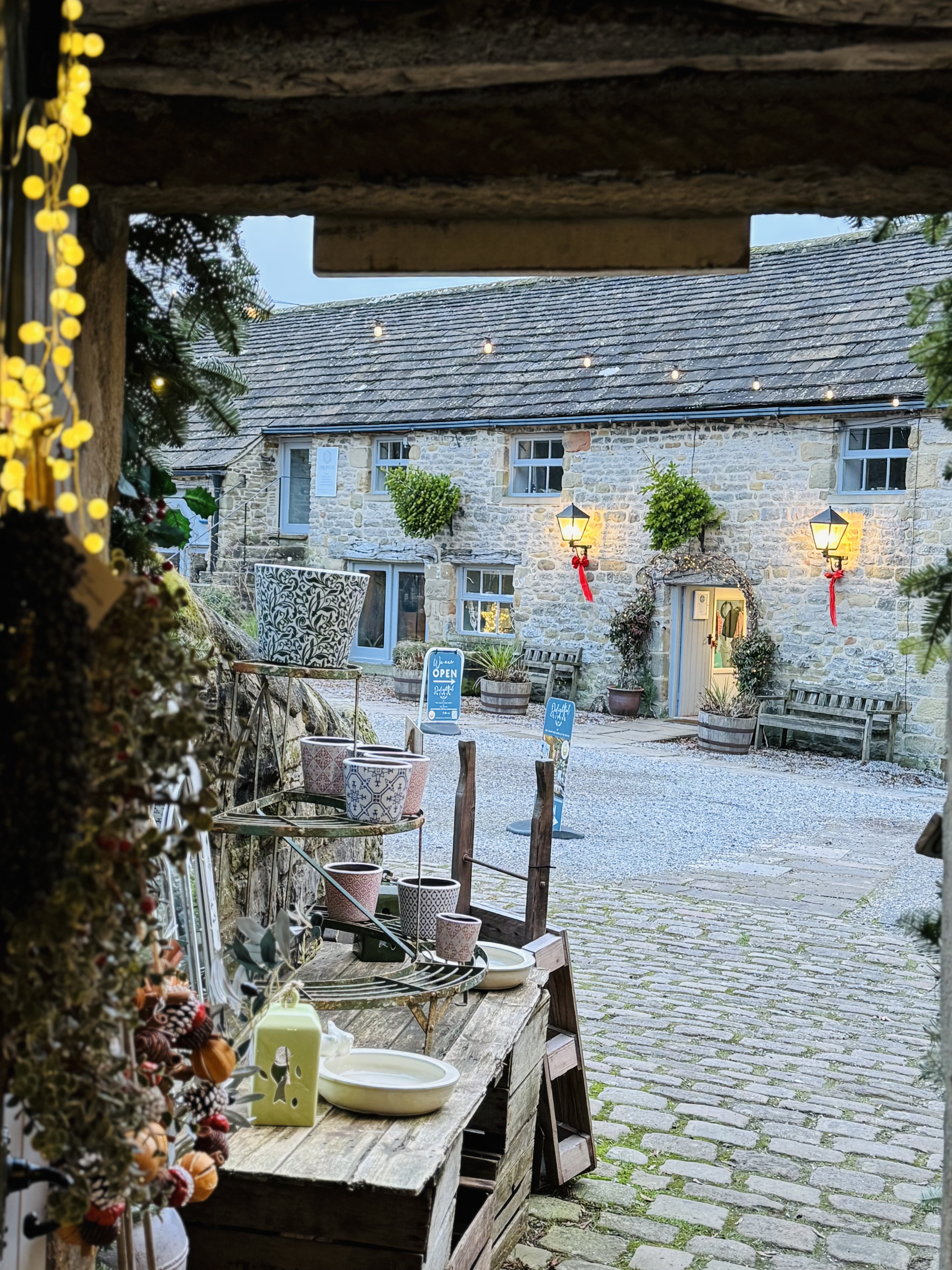 Delightful Living Eyam Hall Courtyard