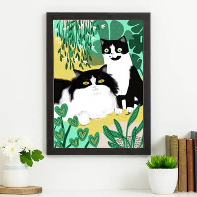 Beautiful Contemporary Personalised Pet Portraits