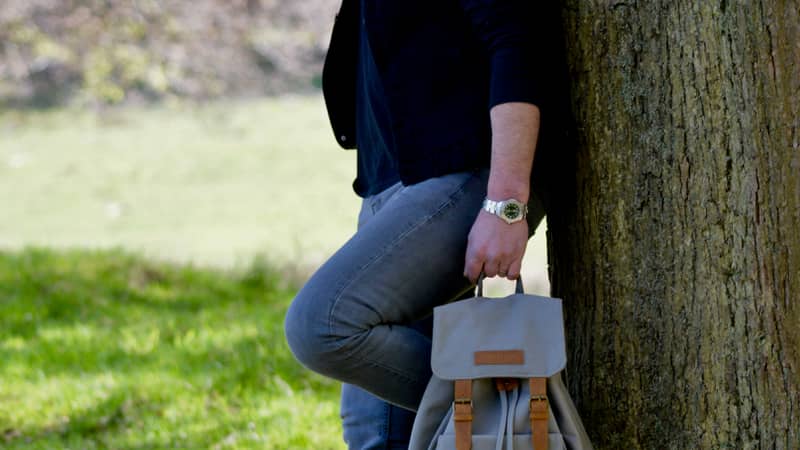 Kurtis Paul Mens Canvas Backpack