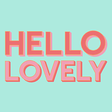 HELLO LOVELY logo