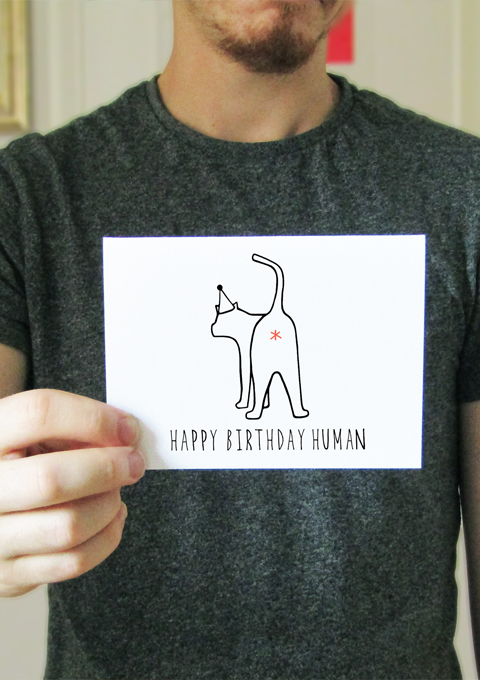 Cat Card, Thank you for looking after my cat.