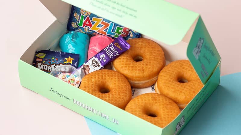 Doughnut decorating Kits delivered to your door! Glaze, sprinkles, buttercreams and crumble. London's favourite doughnuts, delivered!
