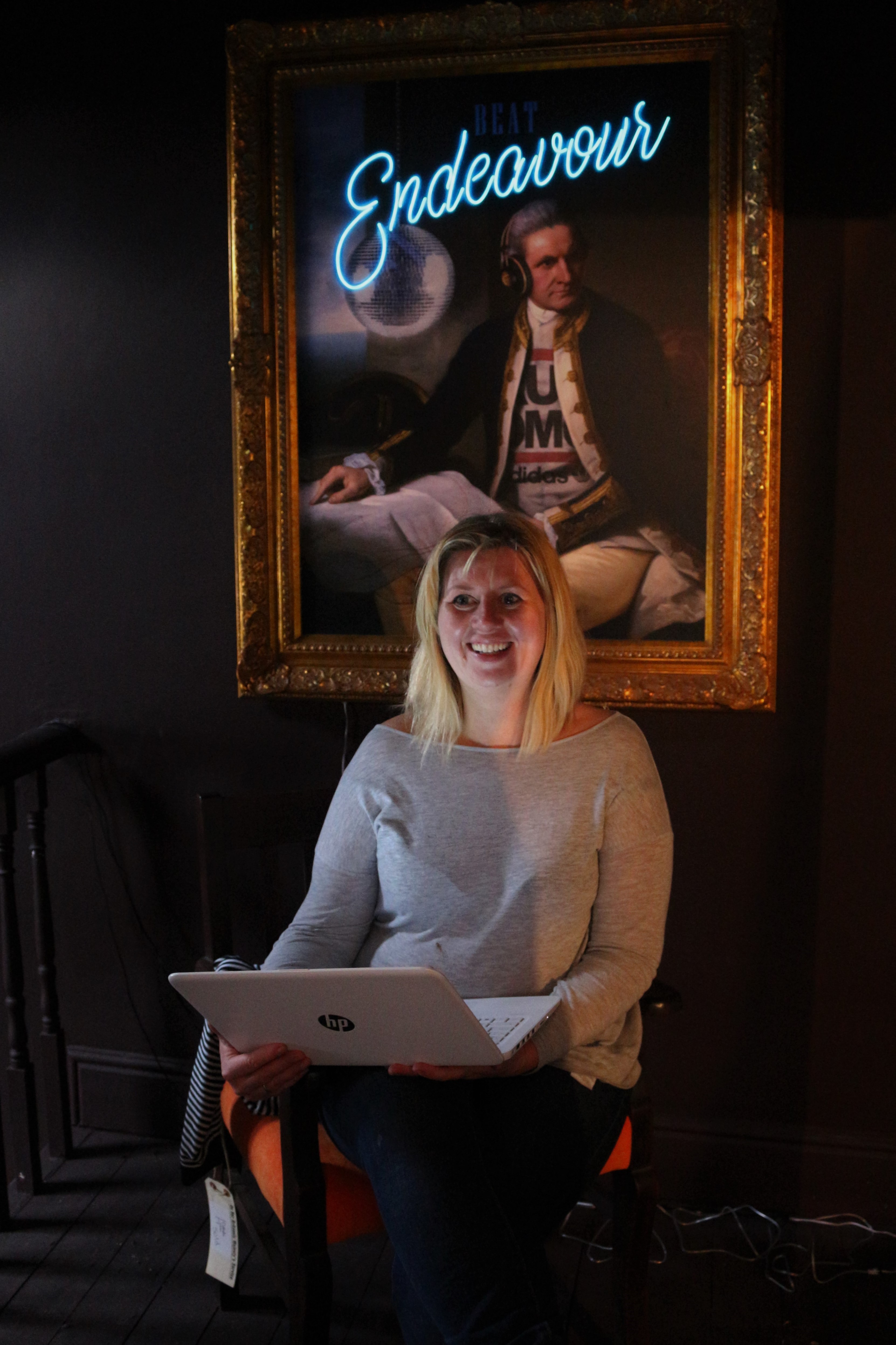 Self imlluminated Portraite. Emma Krause. Director. Light up North