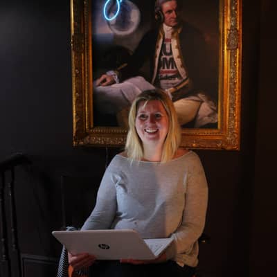 Self imlluminated Portraite. Emma Krause. Director. Light up North