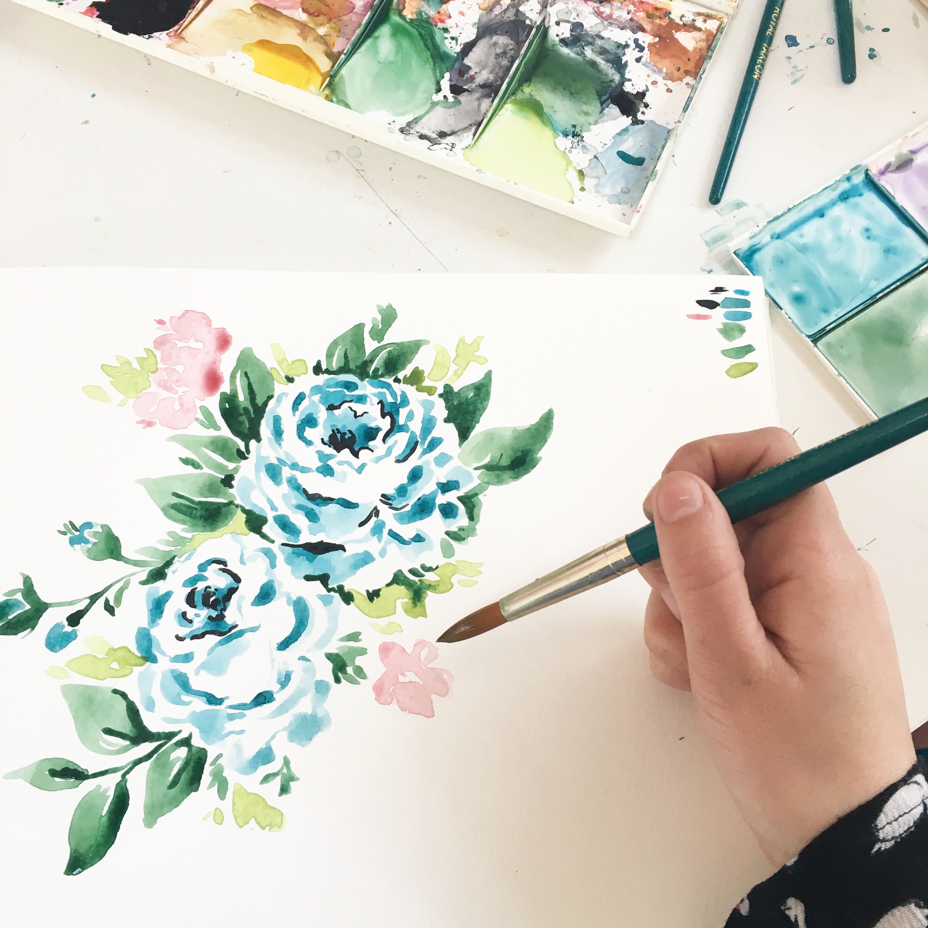 Ashley Thomas painting