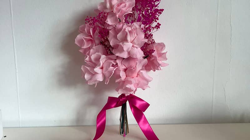 Powder Pink Bridal Bouquet