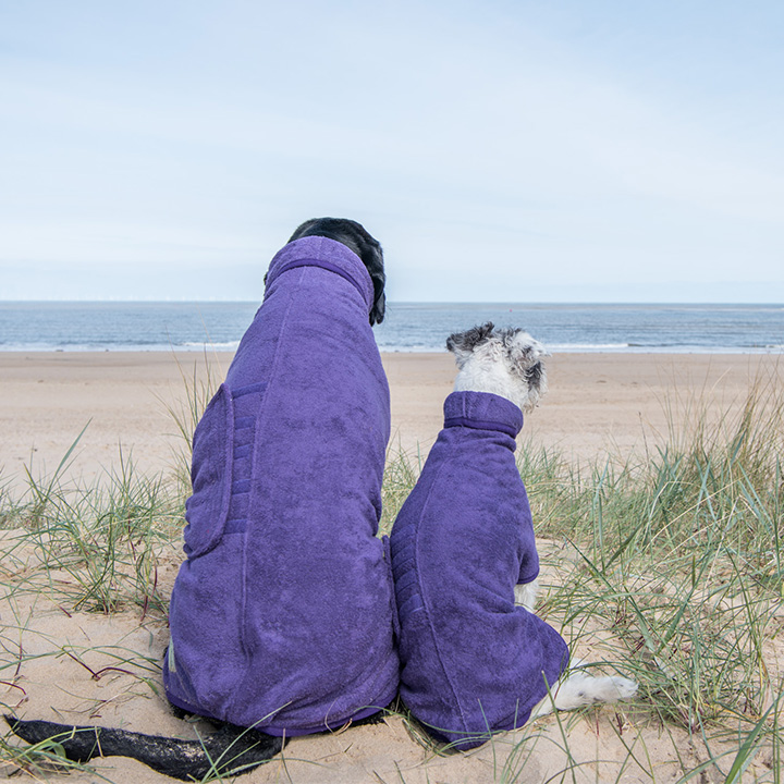 heather dog drying coat