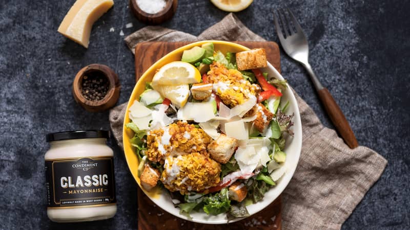 Classic Mayonnaise on salad