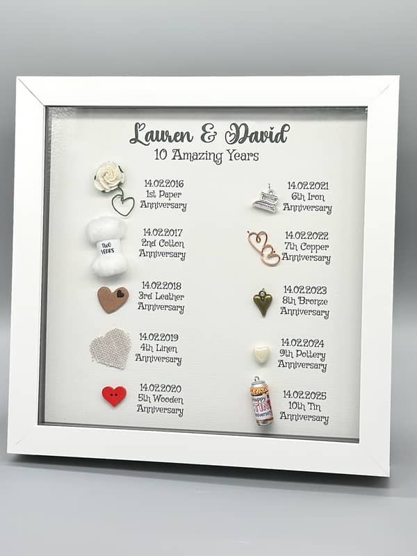 10 Years milestone anniversary gift