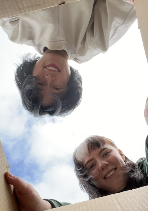 Dropping gifts crate by crate!