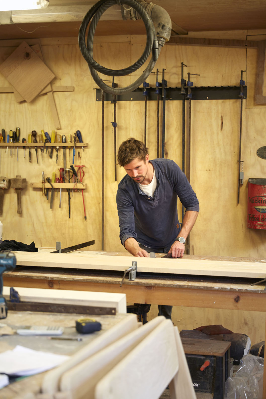 Rob in his workshop