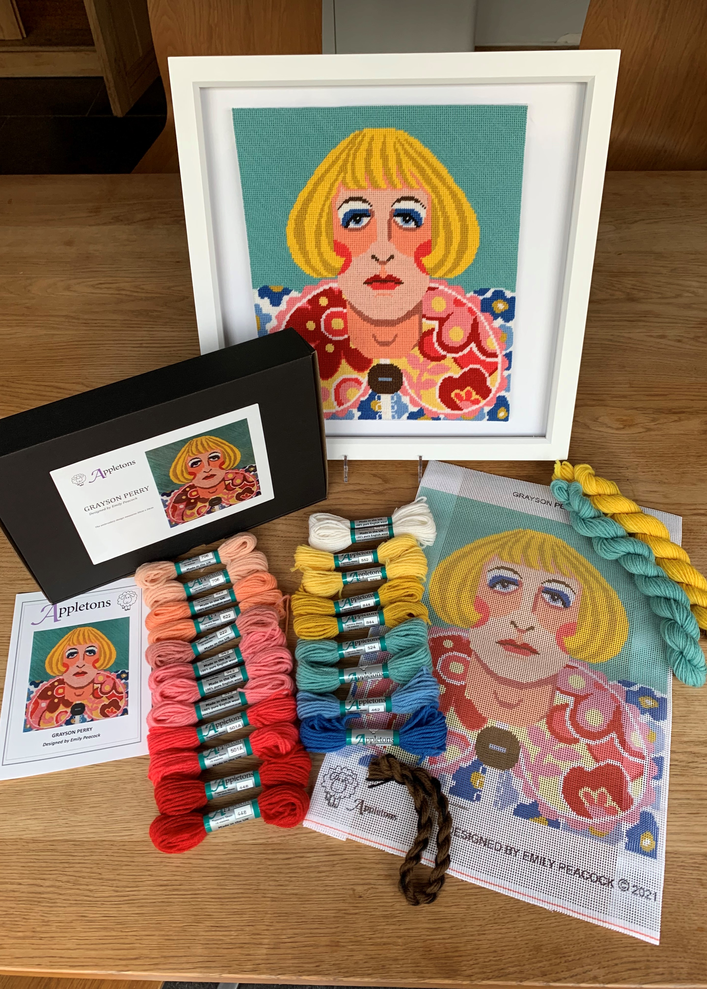 A colourful bundle of wool