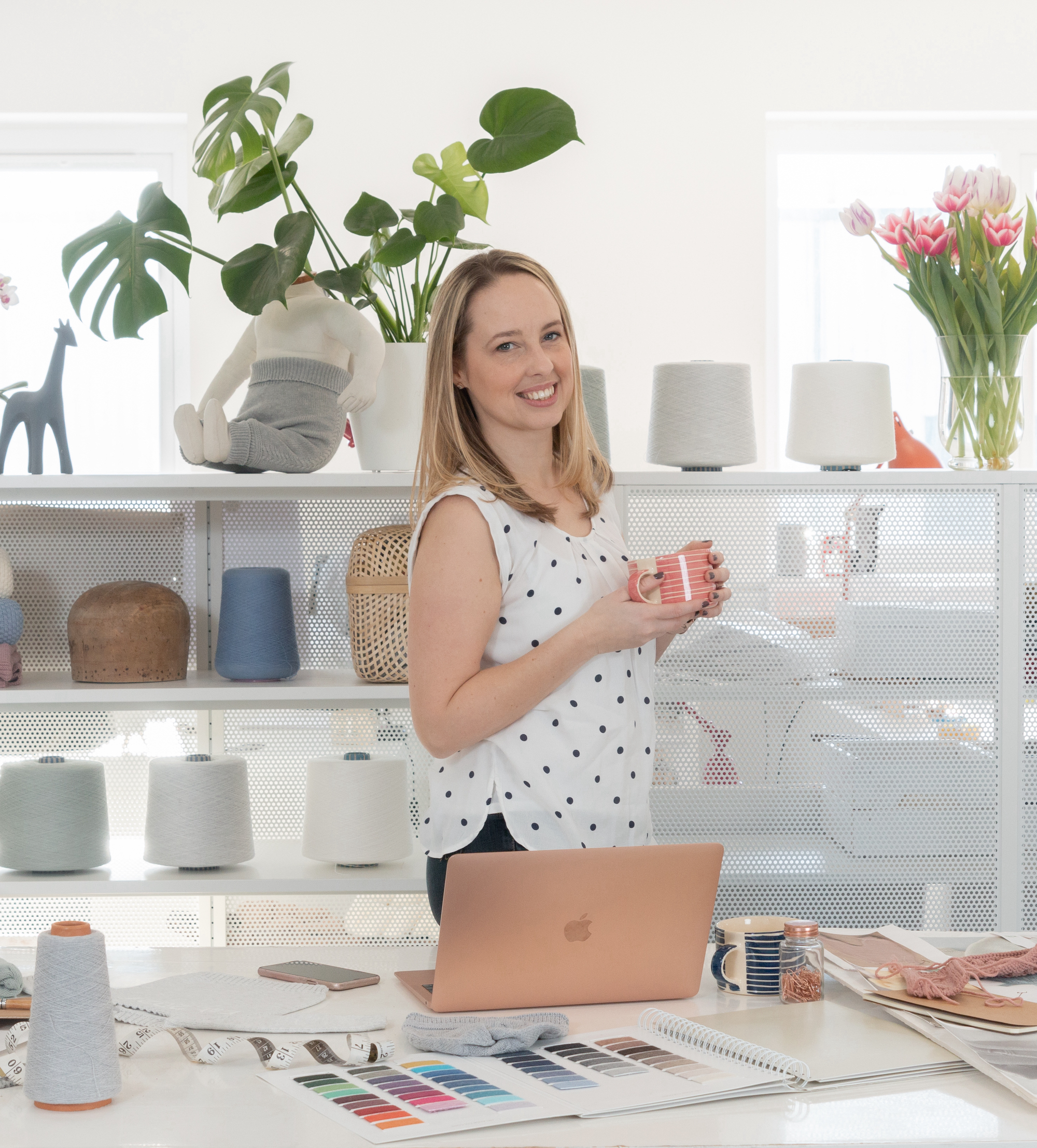 Hi from the Mellie Green Organic Studio