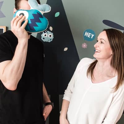 Pea Co-founders Claire & Paul