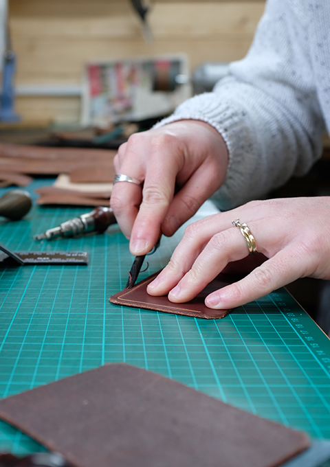 Everything is handmade to order by us two