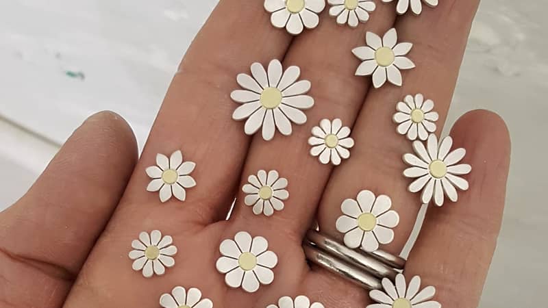 A handful of flowers.