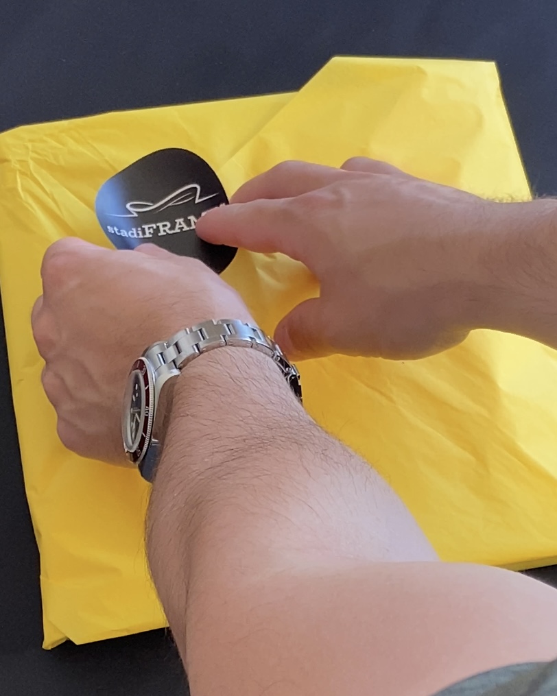 Stadiframes 3D football stadium art premium packaging