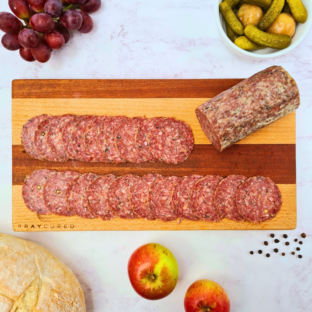 British salami on a board