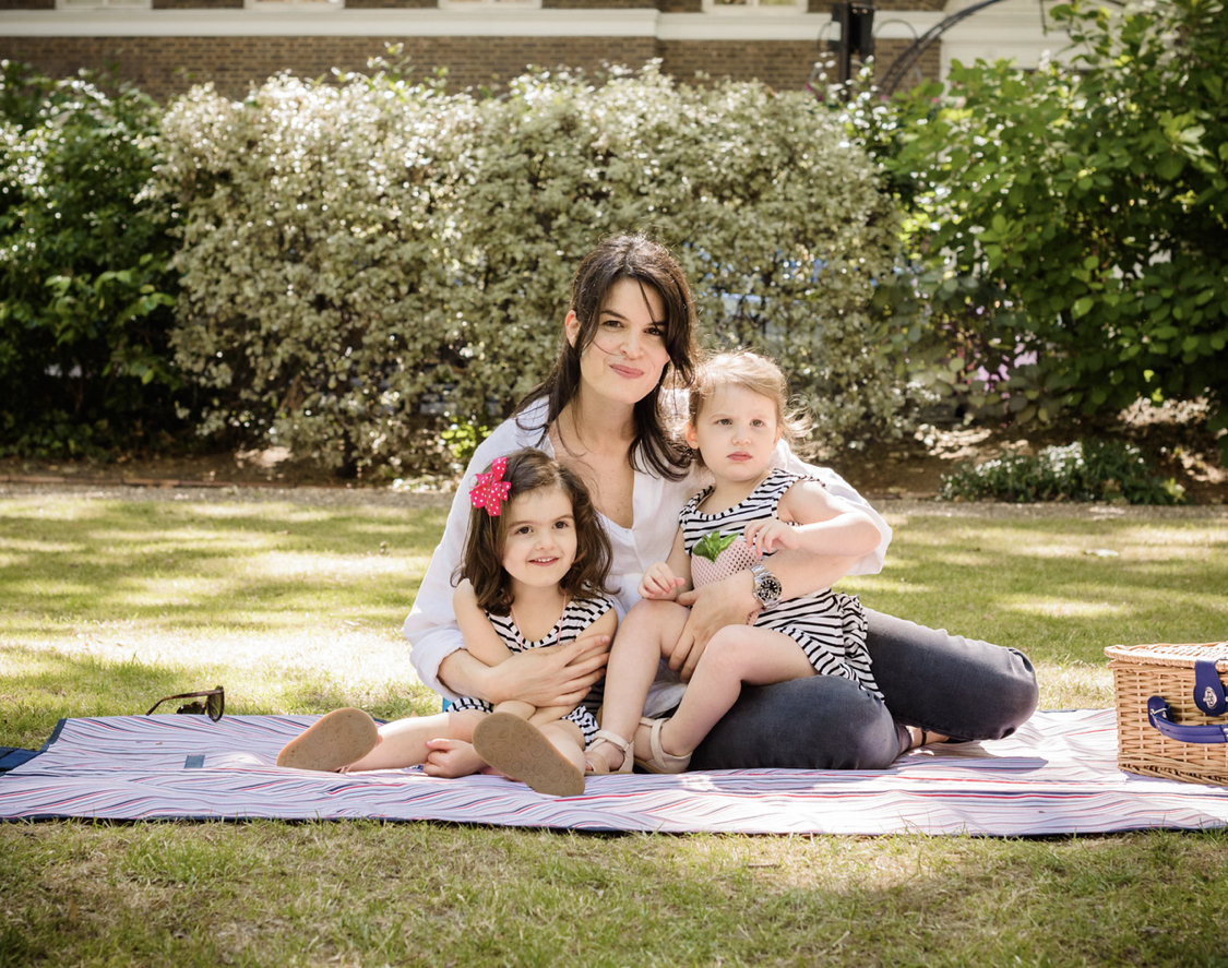 Caroline the Founder and her two daughters and her daughters