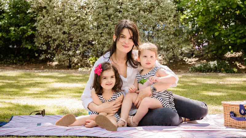 Caroline the Founder and her two daughters and her daughters