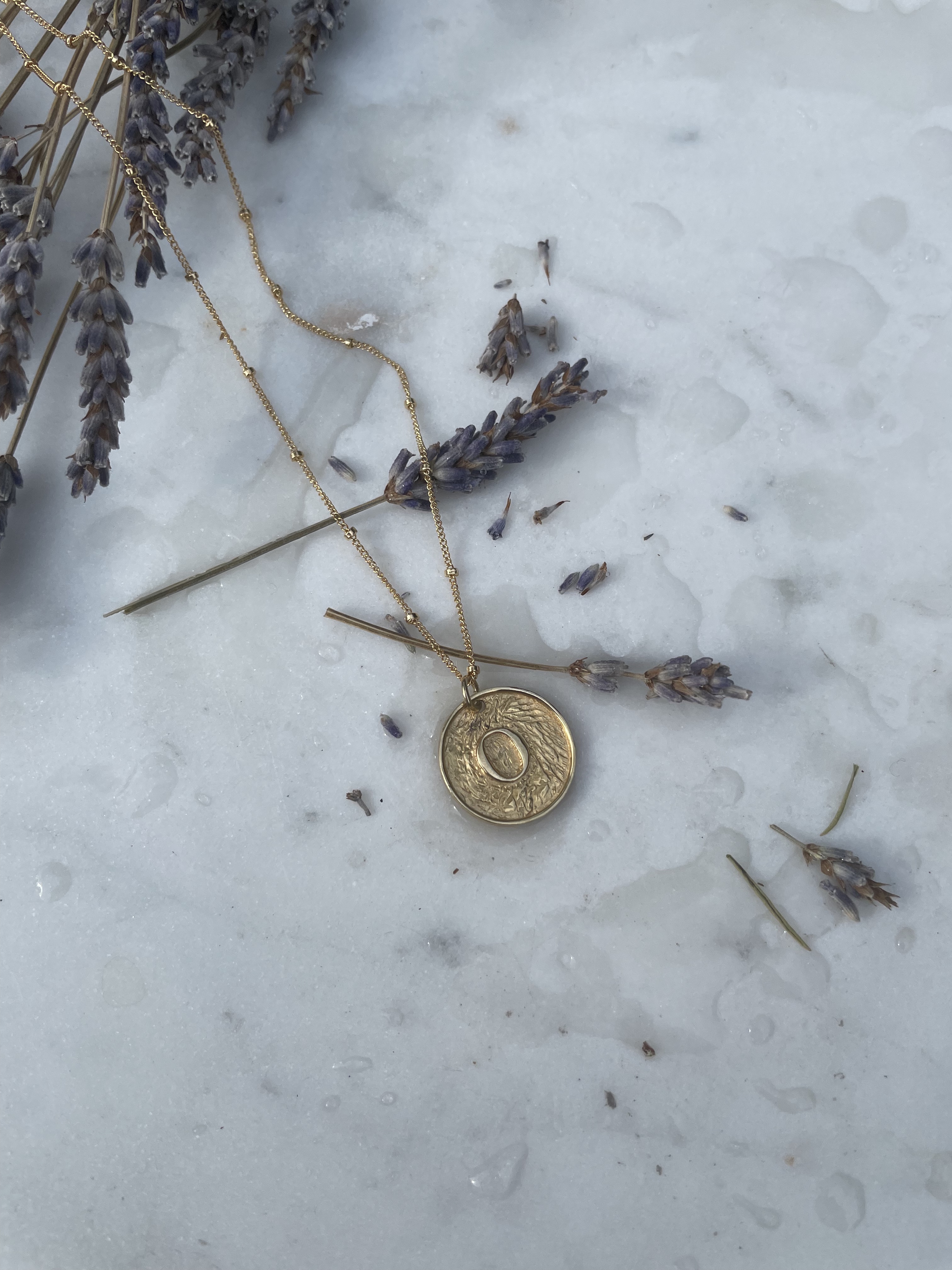 Eris initial necklace