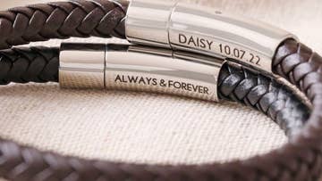 Men’s personalised bracelet