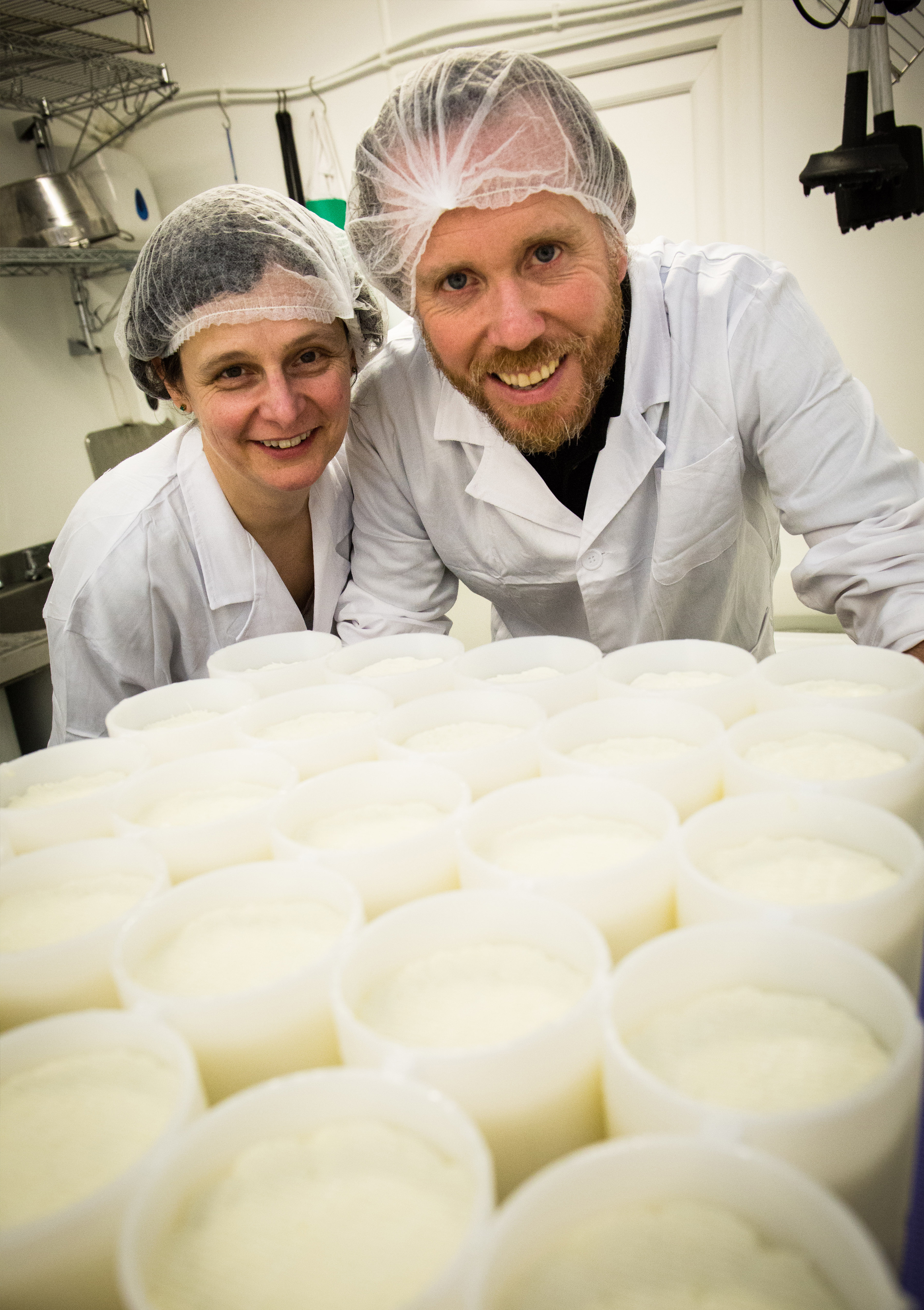 Francis & Pam Cheesemaking