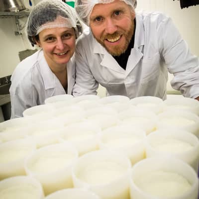 Francis & Pam Cheesemaking