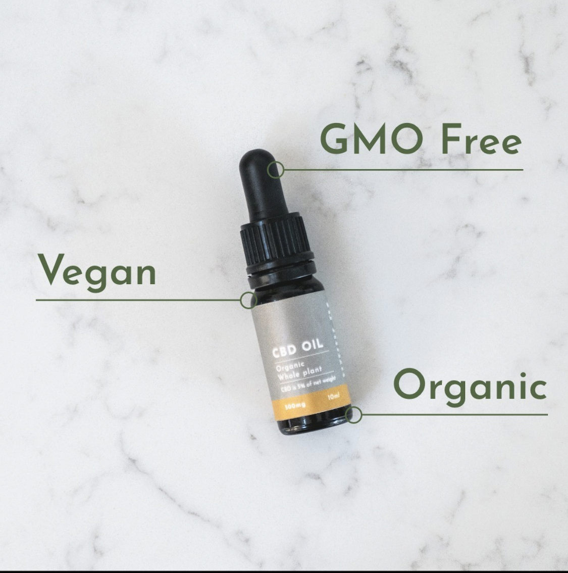 CBD Oil Dropper by The British CBD Oil Company